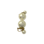 Dior Pearl Hoop Earrings Gold — view 3