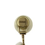 Dior Pearl Hoop Earrings Gold — view 6