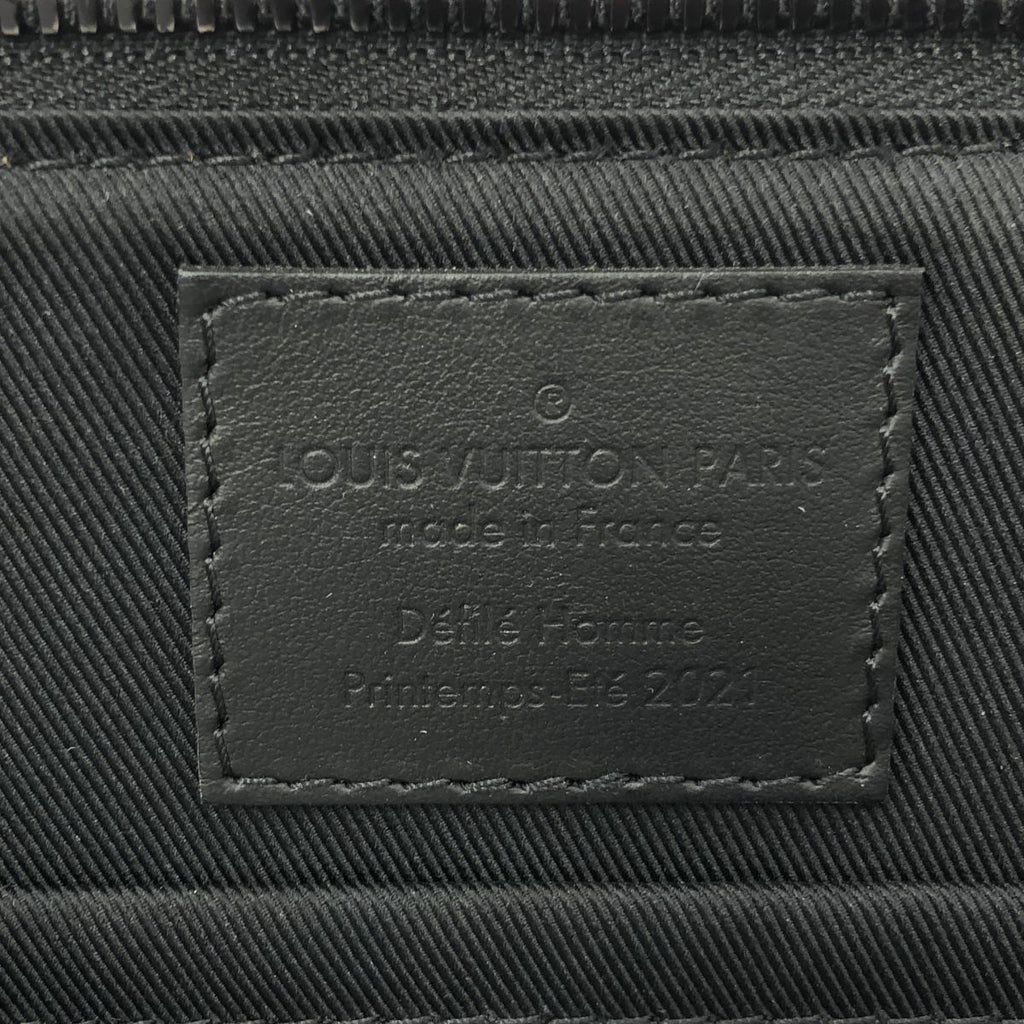 Louis Vuitton Damier Distended City Keepall Shoulder Bag Black — view 6