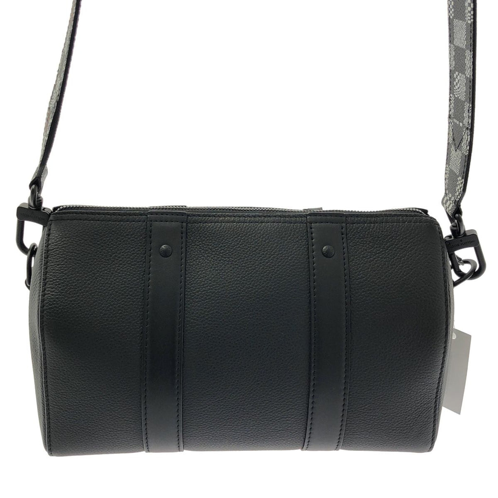 Louis Vuitton Damier Distended City Keepall Shoulder Bag Black — view 4