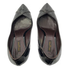 Louis Vuitton Patent Leather Monogram High Heels 39 Wine — view 4