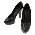 Louis Vuitton Patent Leather Monogram High Heels 39 Wine
