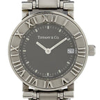 Tiffany & Co Atlas Watch SS Quartz Gray