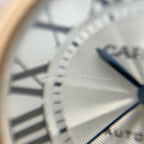 Cartier Baron Blue Rose Gold Watch PG Automatic Winding Silver — view 5