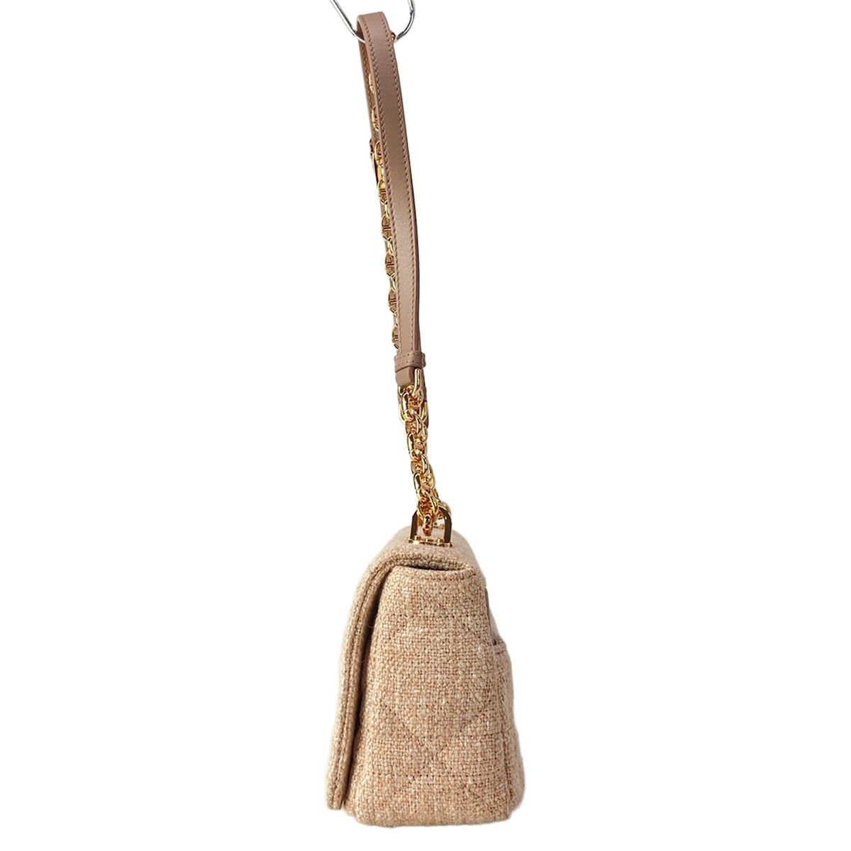 Dior Shoulder Bag Lucaro Small Light Pink Beige Leather — view 4