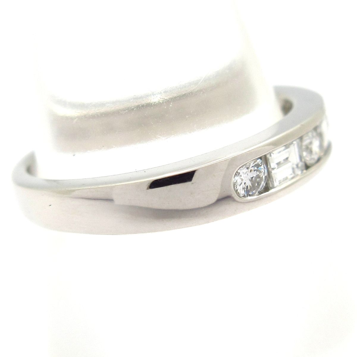 Tiffany & Co Ring Half Circle Channel Setting Diamond — view 2