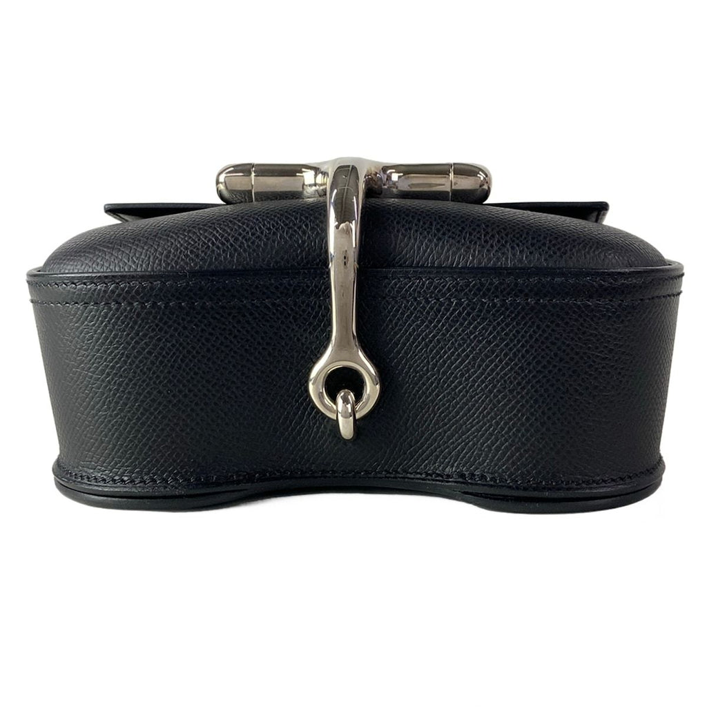 Hermes Shoulder Bag Della Cavalleria Mini Black Silver — view 5