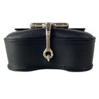 Hermes Shoulder Bag Della Cavalleria Mini Black Silver — view 5