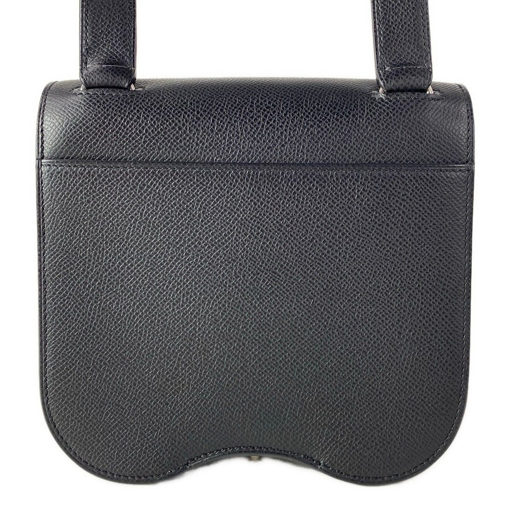Hermes Shoulder Bag Della Cavalleria Mini Black Silver — view 3