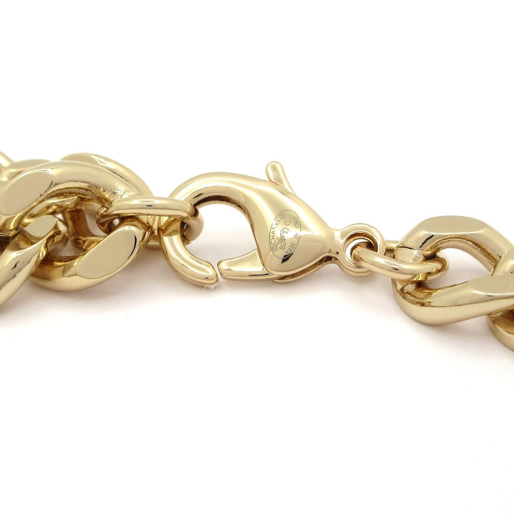 Chanel Choker CC Logo Gold Pink Multi Necklace — view 4