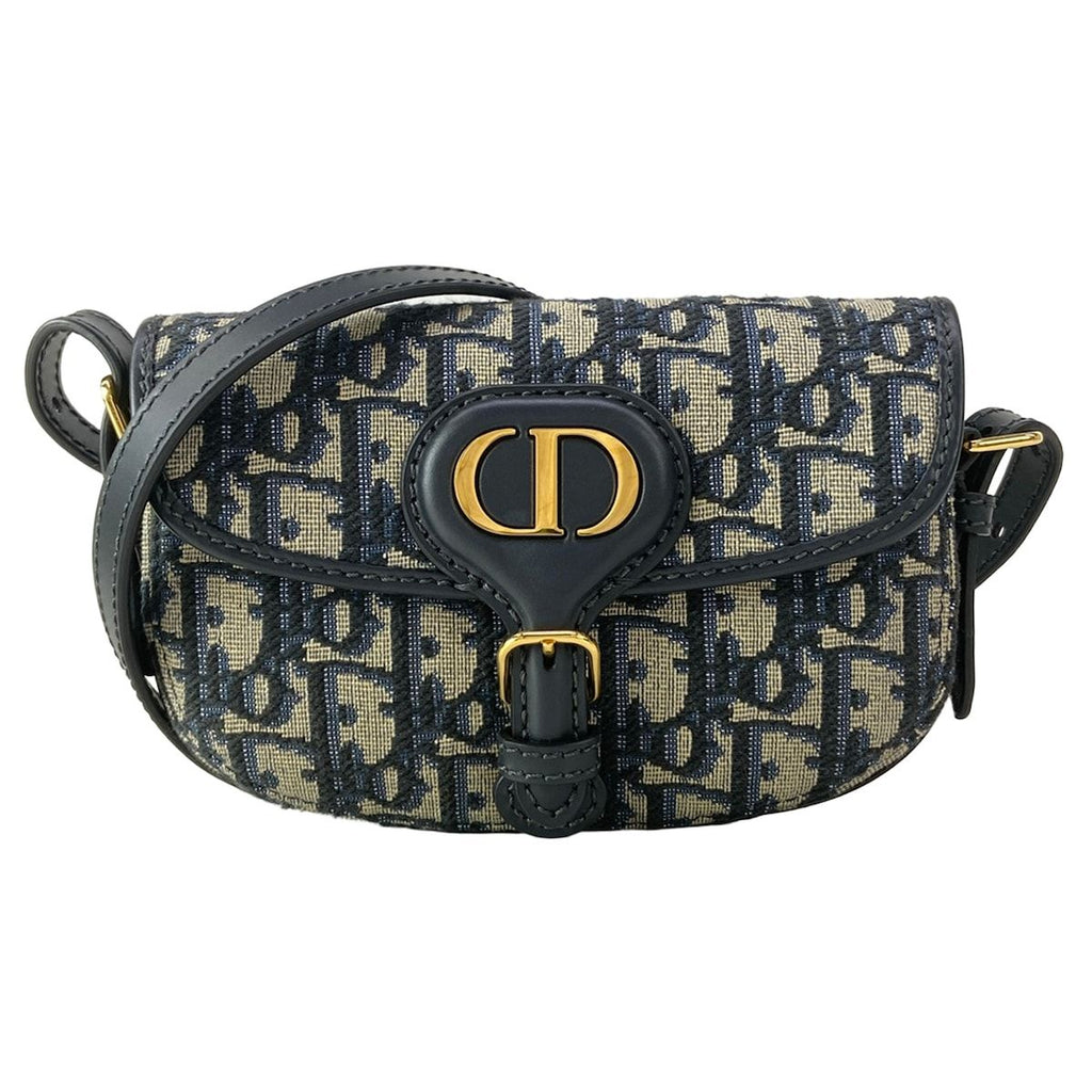 Dior Shoulder Bag Bobbi Gray Dark Navy Multi