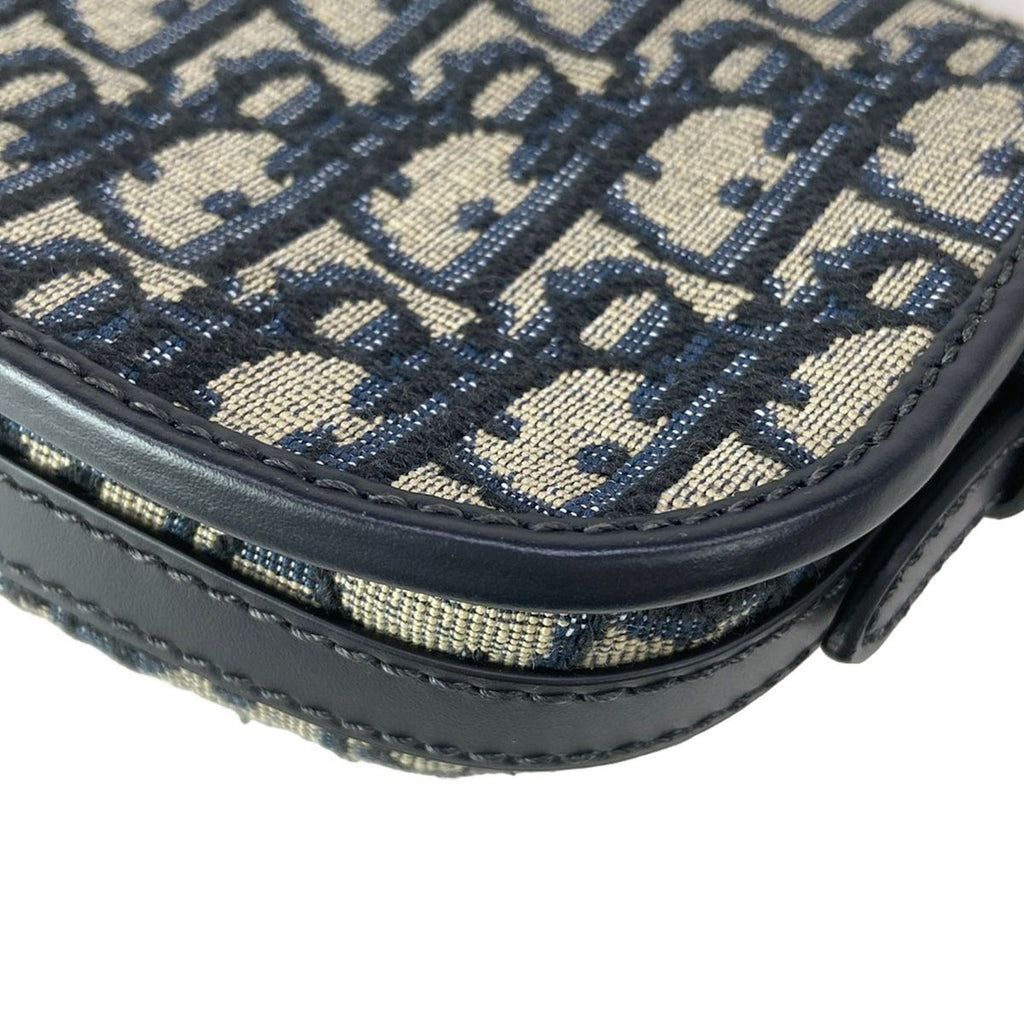 Dior Shoulder Bag Bobbi Gray Dark Navy Multi — view 8