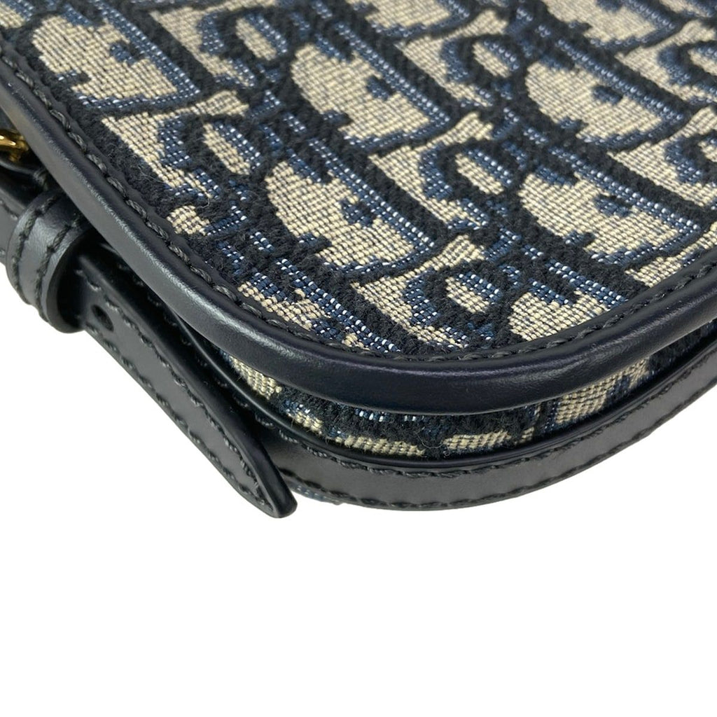 Dior Shoulder Bag Bobbi Gray Dark Navy Multi — view 9