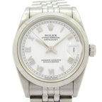 Rolex Watch Datejust Boys SS 19 Frames Remaining 4 Required OH White