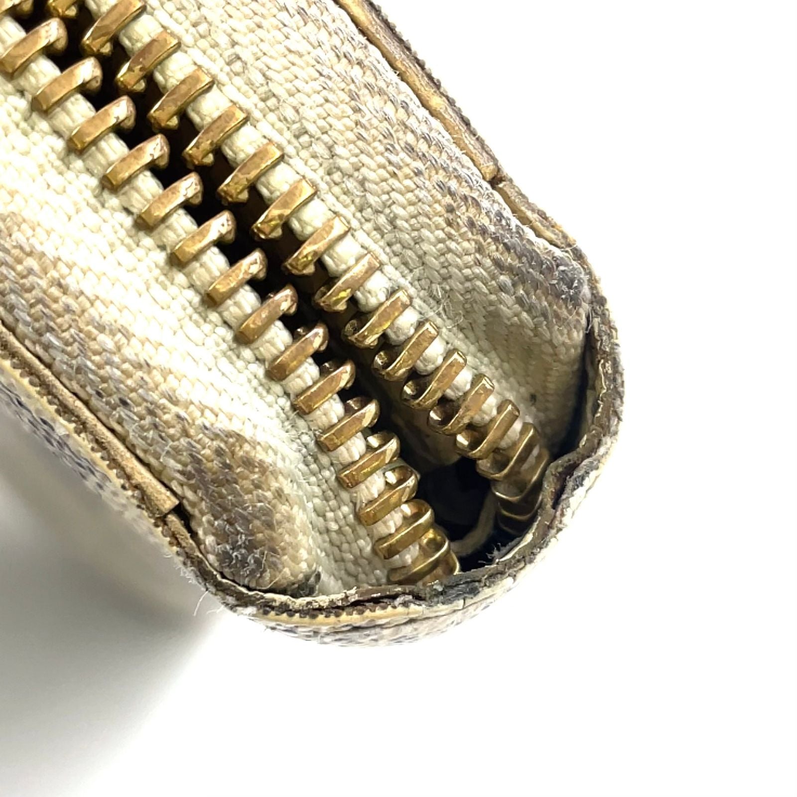 Louis Vuitton Zippy Wallet Damier Azur White Round Gold — view 9