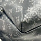Louis Vuitton Apollo Monogram Eclipse Leather Black Backpack Silver — view 8