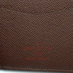 Louis Vuitton Organizer de Poche Damier Graphite Leather Brown Card Case — view 4