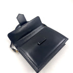 Saint Laurent Vintage Leather Black Shoulder Bag Gold — view 8