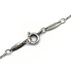 Tiffany & Co Diamond by the Yard Open Heart Clear Silver Bracelet — view 5