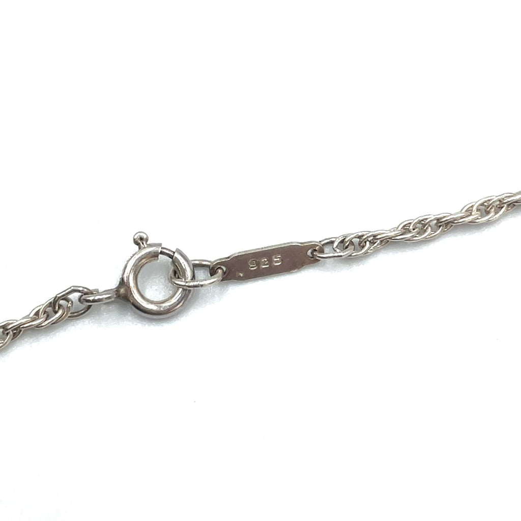 Tiffany & Co Twist Heart Yellow Gold Silver Necklace — view 5
