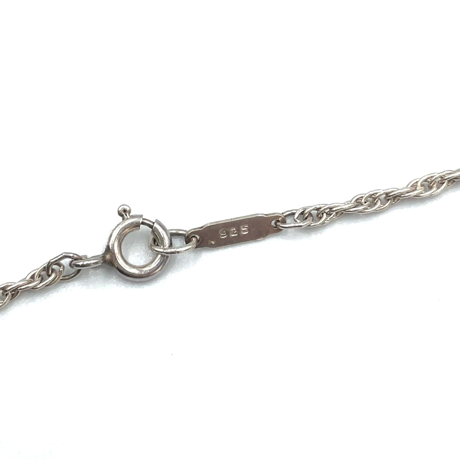 Tiffany & Co Twist Heart Yellow Gold Silver Necklace — view 5