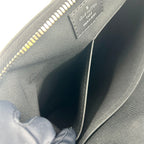 Louis Vuitton Mick PM Damier Graphite Initial Leather Black Shoulder Bag Silver — view 9