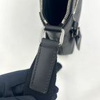 Louis Vuitton Mick PM Damier Graphite Initial Leather Black Shoulder Bag Silver — view 6
