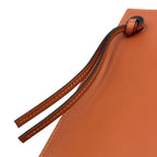 Loewe Dice Pocket Leather Brown Shoulder Bag Gold — view 8