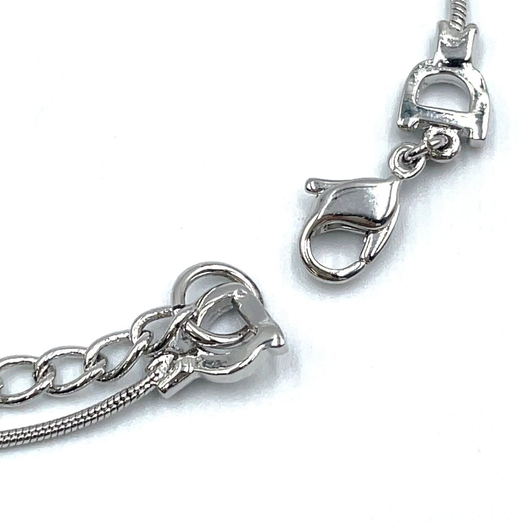 Dior Cat & D Metal Color Beads Silver Turquoise Blue Bracelet — view 9