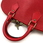 Louis Vuitton Alma Epi Castilian Red Leather Handbag Gold — view 5