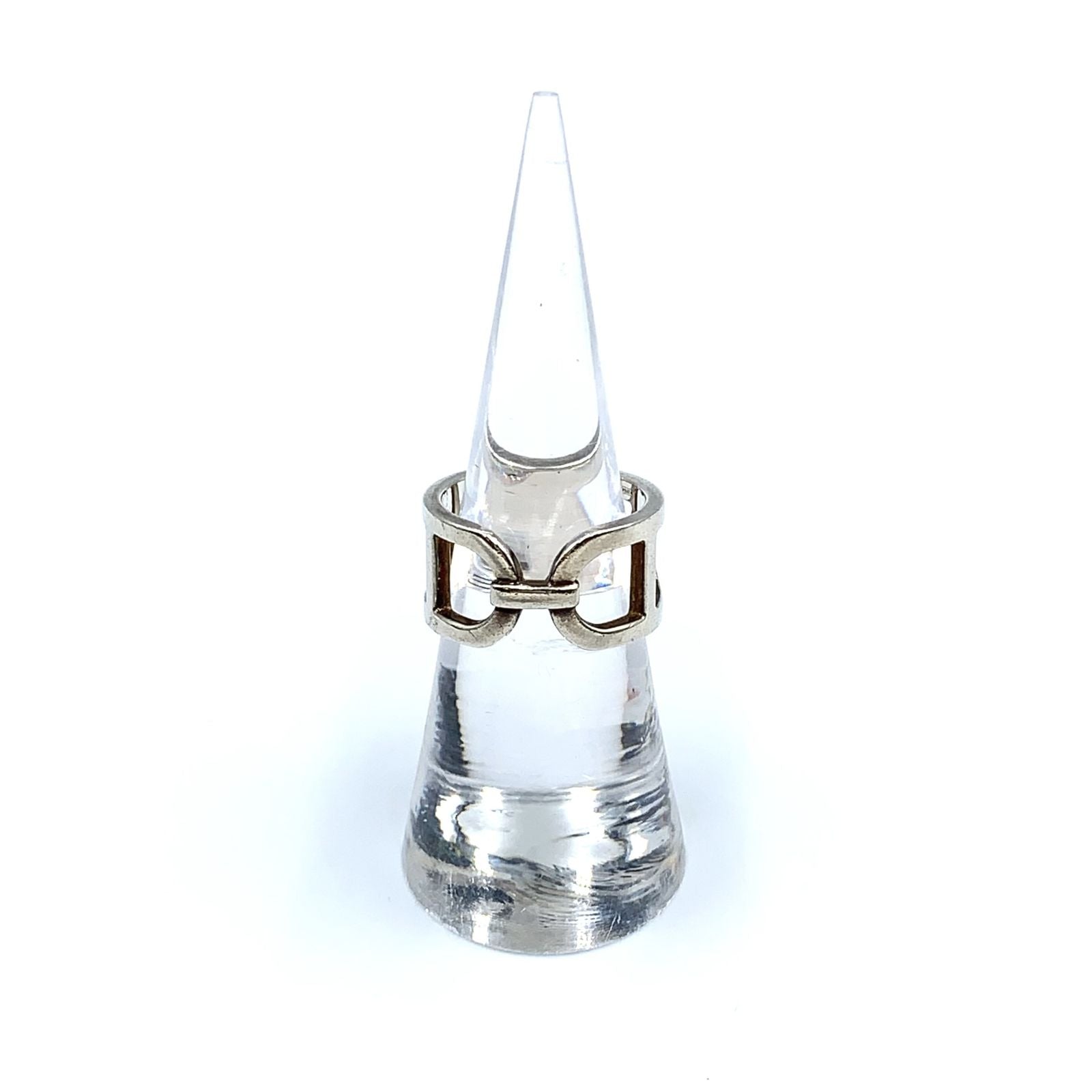 Hermes Chaine D'ancre Silver Ring — view 4