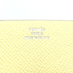 Hermes Pocket Leather Light Yellow Card Case — view 4
