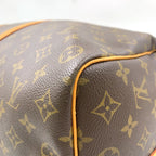 Louis Vuitton Keepall Bandouliere 50 Monogram Leather Brown Light Boston — view 6
