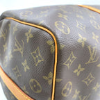 Louis Vuitton Keepall Bandouliere 50 Monogram Leather Brown Light Boston — view 7