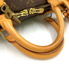 Louis Vuitton Keepall 50 Monogram Leather Brown Light Boston Bag Gold — view 8