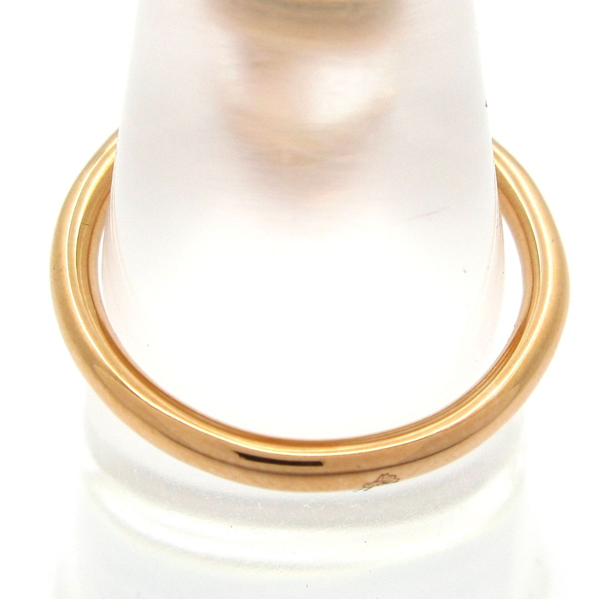 Hermes Ring 53 Echappee PM 18k Pink Gold Diamond — view 3