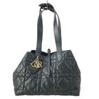 Dior Tote Toujour Black Macro Cannage