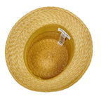 Dior Hat 58 Beige Blue Gray Straw Hat Cotton — view 4
