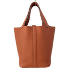 Hermes Handbag Picotin Lock PM Cui Buru Silver — view 4