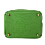 Hermes Handbag Picotin Lock PM Vert Yucca Gold — view 5