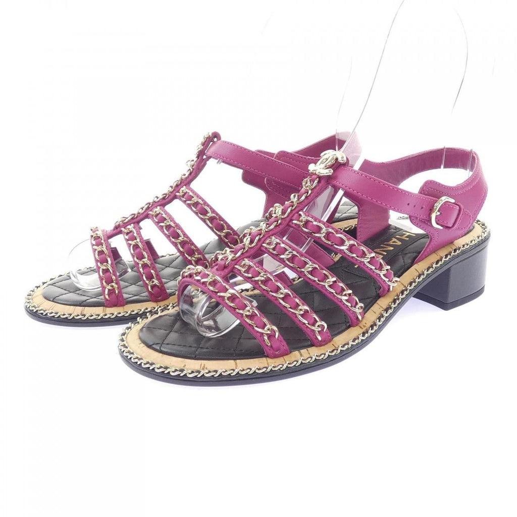 Chanel Sandals Pink — view 3