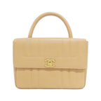 Chanel Vintage Bag Handbag Beige