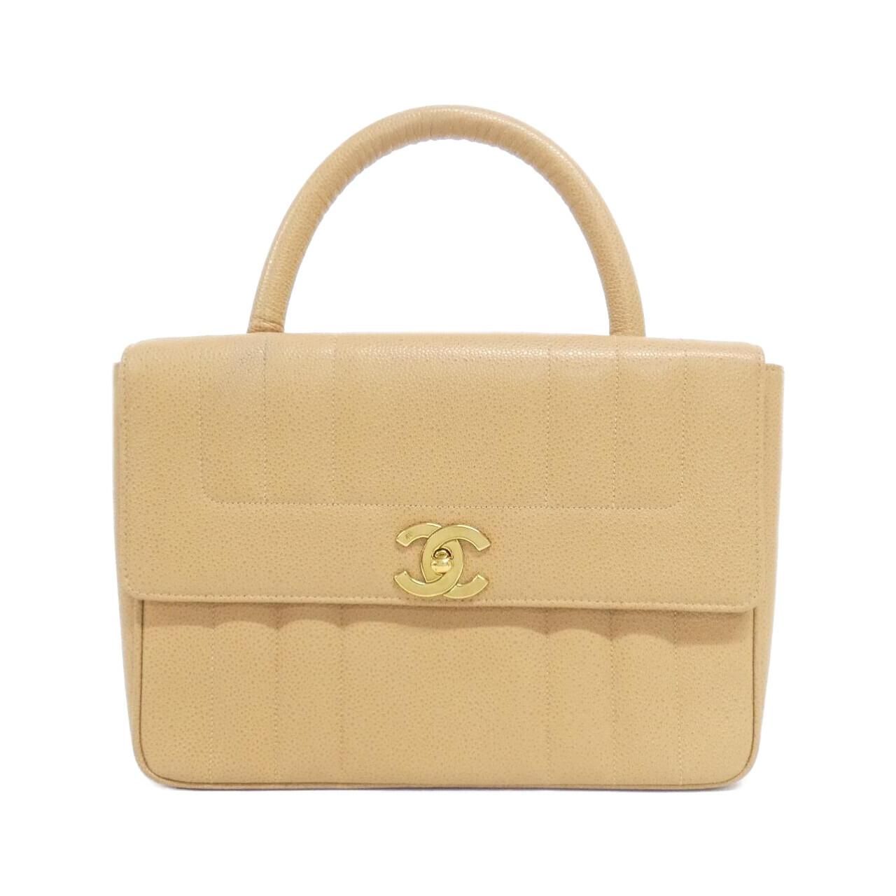 Chanel Vintage Bag Handbag Beige