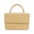 Chanel Vintage Bag Handbag Beige