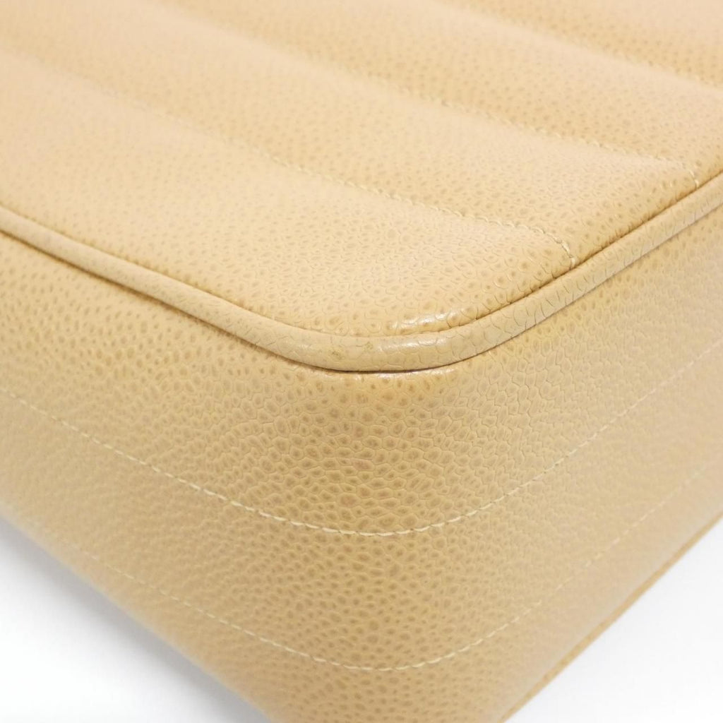 Chanel Vintage Bag Handbag Beige — view 3