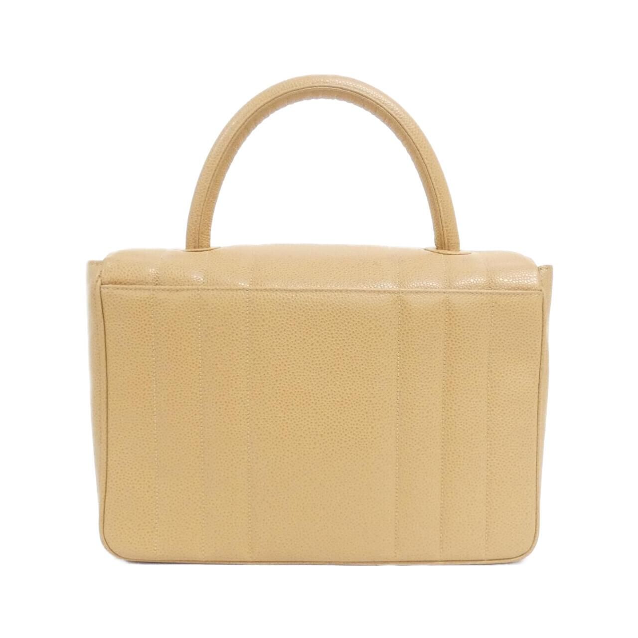 Chanel Vintage Bag Handbag Beige — view 2
