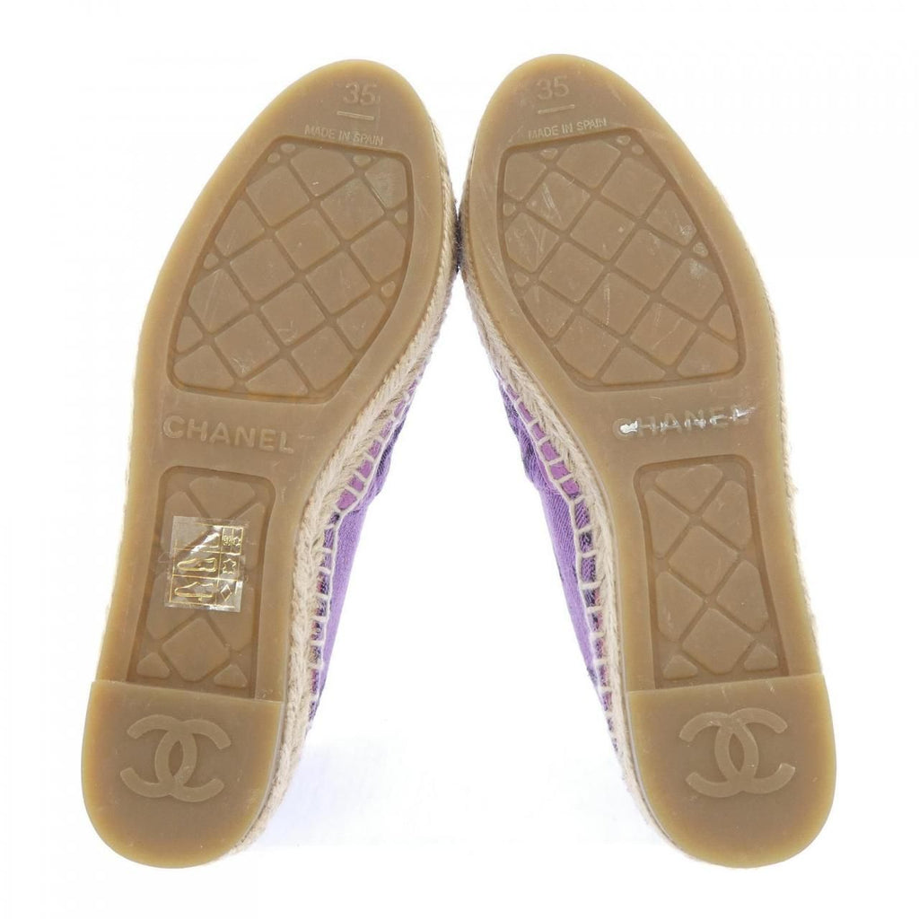 Chanel Espadrilles Shoes Purple — view 4