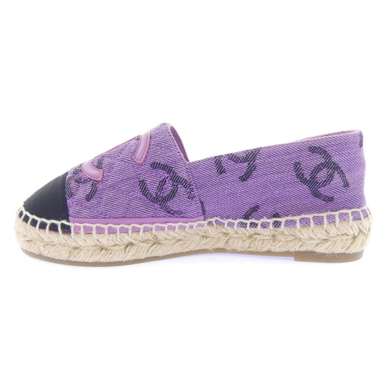 Chanel Espadrilles Shoes Purple — view 2