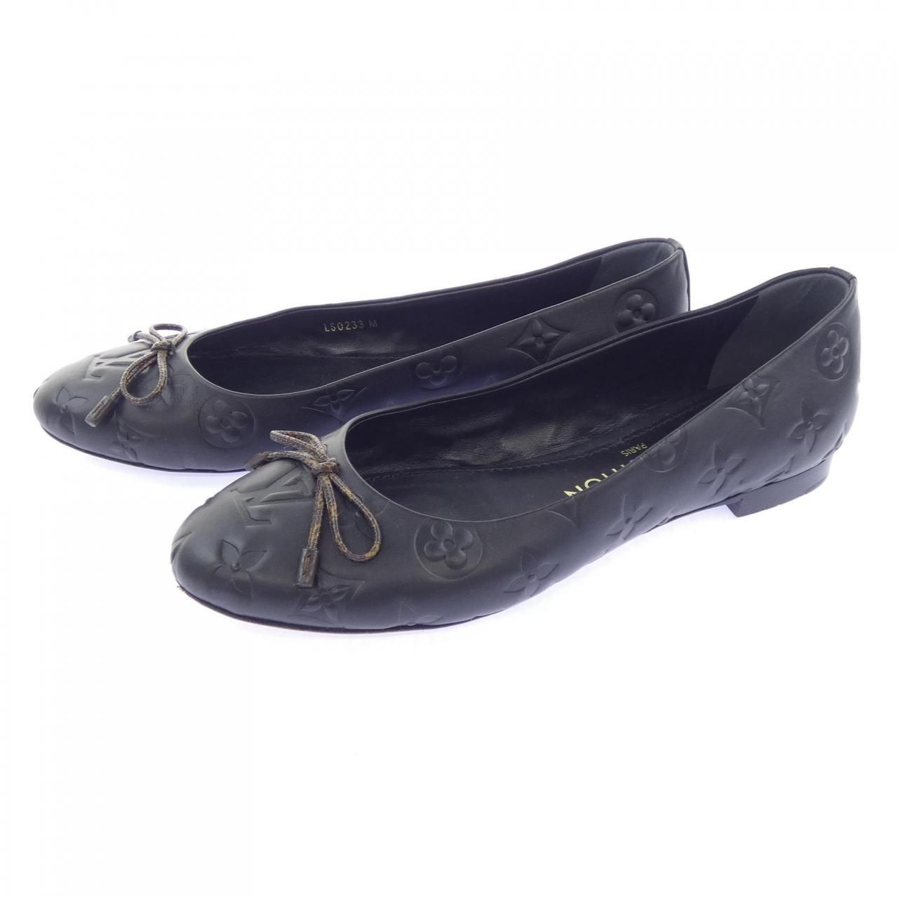 Louis Vuitton Embossed Monogram Nina Line Ballerina Flat Shoes — view 3