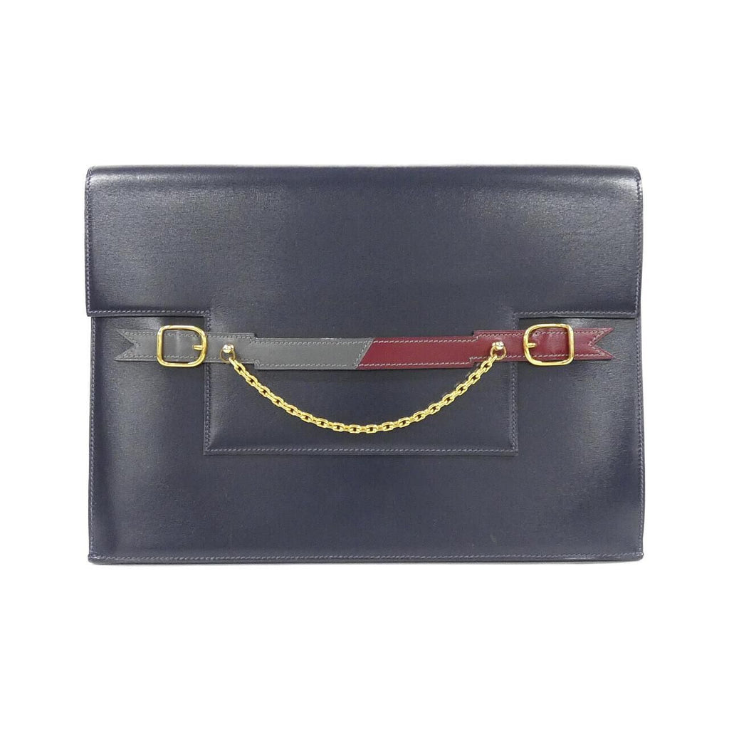 Hermes Vintage Bag Handbag Navy